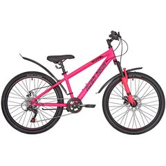 Велосипед Rush Hour RX 405 DISC 24 ST (розовый), Цвет: розовый, Размер рамы: 13"