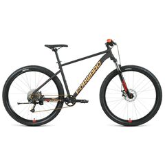 Велосипед Forward SPORTING 29 XX (черный матовый/золотой), Цвет: черный, Размер рамы: 21"