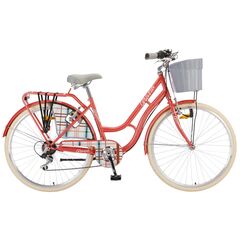 Велосипед Polar Grazia 26 6-sp (корраловый барбери), Цвет: красный