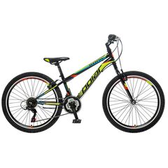 Велосипед Polar Sonic 24 (черный-зеленый), Цвет: зелёный