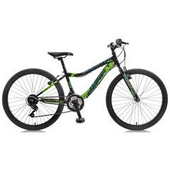 Велосипед Booster Plasma 240 Boy (чёрный/зелёный), Цвет: черный