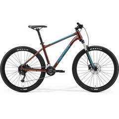 Велосипед Merida Big.Seven 100-3x (бронзовый/голубой)