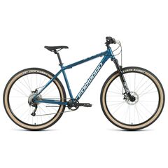 Велосипед Forward BURAN 29 2.0 DISC (синий/серебристый), Цвет: синий, Размер рамы: 19"
