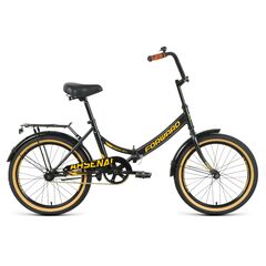 Складной велосипед Forward ARSENAL 20 X (черный/золотой)