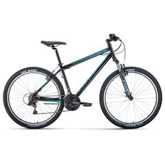 Велосипед Forward SPORTING 27,5 1.0 (черный/бирюзовый), Цвет: бирюзовый, Размер рамы: 17"