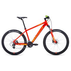 Велосипед Forward APACHE 27,5 X (красный матовый/желтый), Цвет: красный, Размер рамы: 19"
