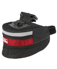 Подсумок M-Wave 5-122483 подседельный, быстросъемный, раскладной (чёрный/красный), Цвет: красный, Размер: L