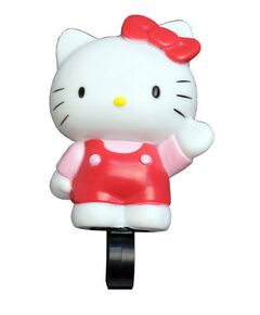 Сигнал звуковой для велосипеда Joykie 60-56 Hello Kitty/Кошечка 5901, Цвет: белый