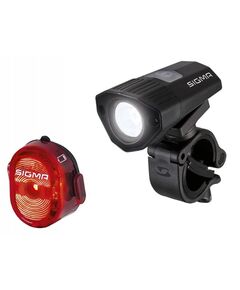 Фара SIGMA BUSTER 100 USB + Фонарь SIGMA NUGGET FLASH II USB 4-018775