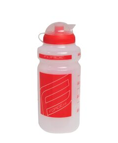 Велобутылка Force F 250725 500мл (прозрачный/красный принт), Цвет: красный, Объём: 500