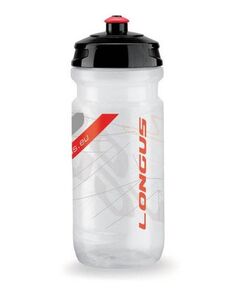 Велобутылка Longus TESA 25000 600мл (прозрачно/красная), Цвет: красный, Объём: 600