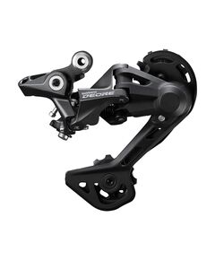 Переключатель задний Shimano RD-M4120 длинная лапка 10-11 скоростей Shadow RD+ (чёрный)