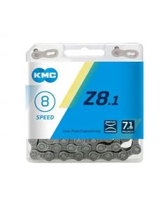 Цепь велосипедная KMC Z8.1 1/2''x3/32''x116L 8 скоростей (коричнево-серый)