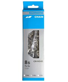 Цепь Shimano CN-HG40 6/7/8 ск. 114 звеньев 1 пин UG51, Количество звеньев: 116, Замок цепи: пин