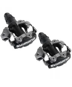 Педали Shimano PD-M520 с шипами (чёрный), Цвет: черный