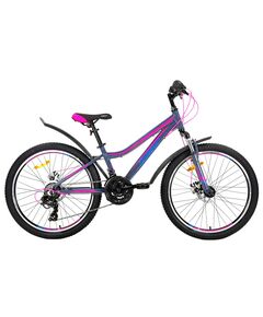 Велосипед AIST Rosy Junior 2.1 24  (серый), Цвет: серый, Размер рамы: 14"