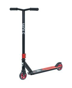 Трюковый самокат Novatrack WOLF 100 Alloy (красный), Цвет: красный