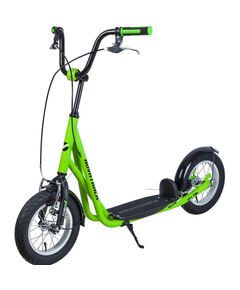 Внедорожный самокат Novatrack STAMP N1 12" PRO (зелёный), Цвет: зелёный