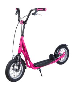 Внедорожный самокат Novatrack STAMP N1 12" PRO (розовый), Цвет: розовый