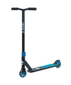 Трюковый самокат Novatrack WOLF 100 Alloy (синий), Цвет: синий
