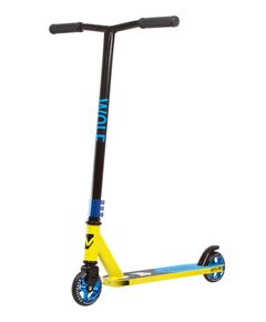 Трюковый самокат Novatrack WOLF 40 (лимонный), Цвет: жёлтый