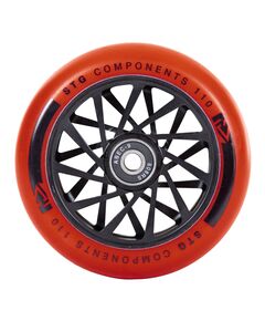 Колесо 110 мм STG TW-16 для трюкового самоката с подшипником ABEC-9 (чёрный с красным), Цвет: красный
