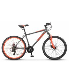 Велосипед Stels Navigator 500 MD 26" (серый/красный), Цвет: серый, Размер рамы: 20"