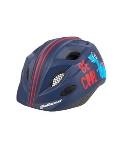 Детский шлем Polisport S JUNIOR PREMIUM BE COOL (синий/красный), Цвет: синий, Размер: 52-56