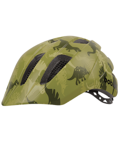 Шлем велосипедный детский Bobike Kids Plus S Dino (хаки), Цвет: хаки, Размер: 52-56