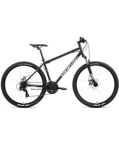 Велосипед Forward SPORTING 27.5 2.0 D (черный/белый), Цвет: черный, Размер рамы: 17"