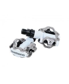 Педали Shimano PD-M520 с шипами (белый), Цвет: белый