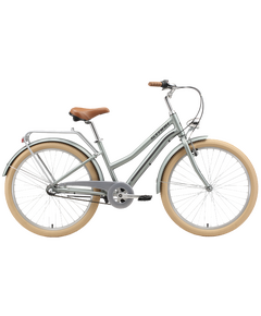 Велосипед Stark Comfort Lady 3-speed (серебристый/серый), Цвет: серый, Размер рамы: 18"