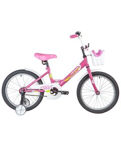 Велосипед Novatrack Twist 18" (розовый), Цвет: розовый