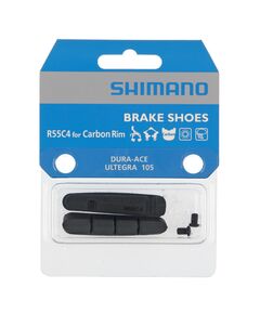 Вкладыши тормозные Shimano R55C4, 1 пара, для карбоновых ободов