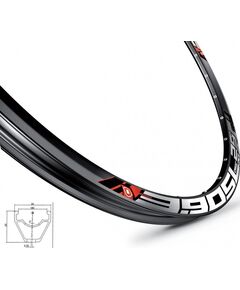 Обод MACH1 3.90SL 27.5" 370670 32 отв. (чёрный)