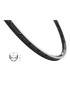 Обод Force PRIME 28" 702333 36 отв. (чёрный)