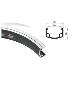 Обод велосипедный для ободных тормозов POWER MTB PC20 24" 36 отв.