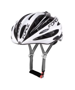Шлем велосипедный Force ROAD PRO (бело-чёрный), Цвет: серый, Размер: 58-63