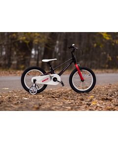 Детский велосипед Lenjoy Shadow 16 (чёрно-красный), Цвет: красный