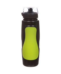 Велофляга STG DC-BT-55 700мл защитной крышкой (черная/зеленая), Цвет: зелёный, Объём: 700