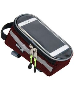 Велосумка Course Мастер на раму увеличенная для смартфона (красный), Цвет: красный