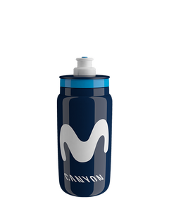 Велобутылка Elite FLY MOVISTAR TEAM 2022 550мл, Цвет: синий, Объём: 550