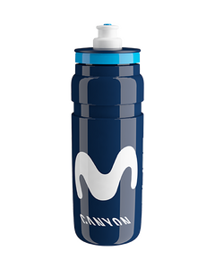 Велобутылка Elite FLY MOVISTAR TEAM 2022 750мл, Цвет: синий, Объём: 750