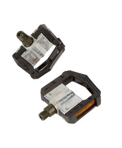 Педали велосипедные алюминиевые WELLGO F265DU складные (черно-серебристый)