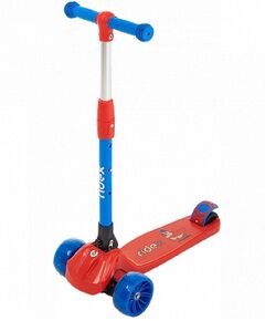 Самокат 3-х колесный Ridex Juicy R 120/80 мм (красный/синий), Цвет: красный