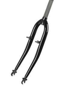 Вилка YS-9312 28" 1-1/8" под V-brake (чёрная)