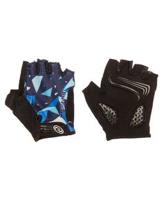 Перчатки JAFFSON SCG 46-0384 (чёрный/белый/синий), Цвет: синий, Размер: M