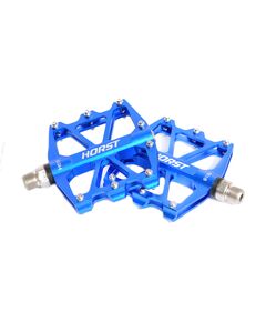 Педали велосипедные HORST H518 со сменными шипами 00-170840 (синий), Цвет: синий