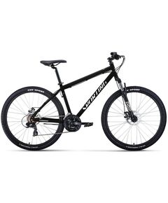 Велосипед Forward SPORTING 27.5 2.0 D (2023, черный/белый)