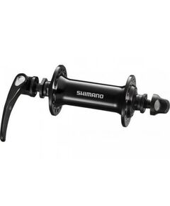 Втулка переднего колеса Shimano RS300 32 отв. (чёрный), Цвет: черный, Количество отверстий: 32